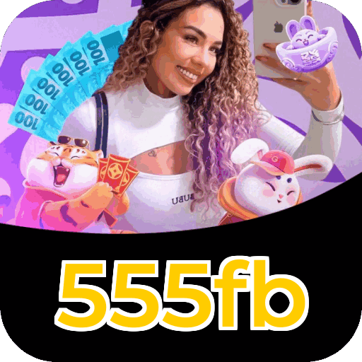 Interface do aplicativo 555fb mostrando jogos disponíveis no iOS e Android